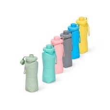 Garrafa Dobrável Silicone 600ml